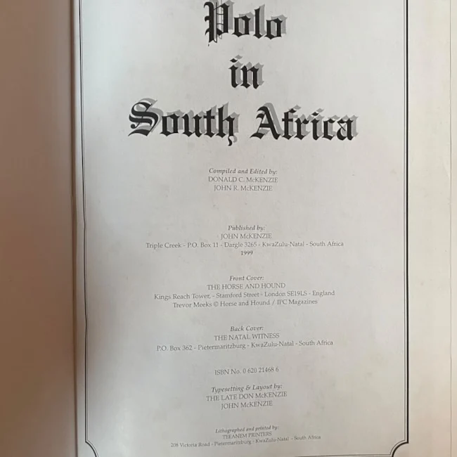 Polo in South Africa