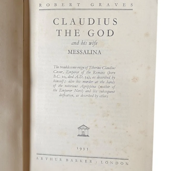 Claudius the God and His Wife Messalina