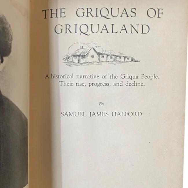 The Griquas of Griqualand