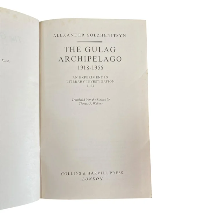 The Gulag Archipelago