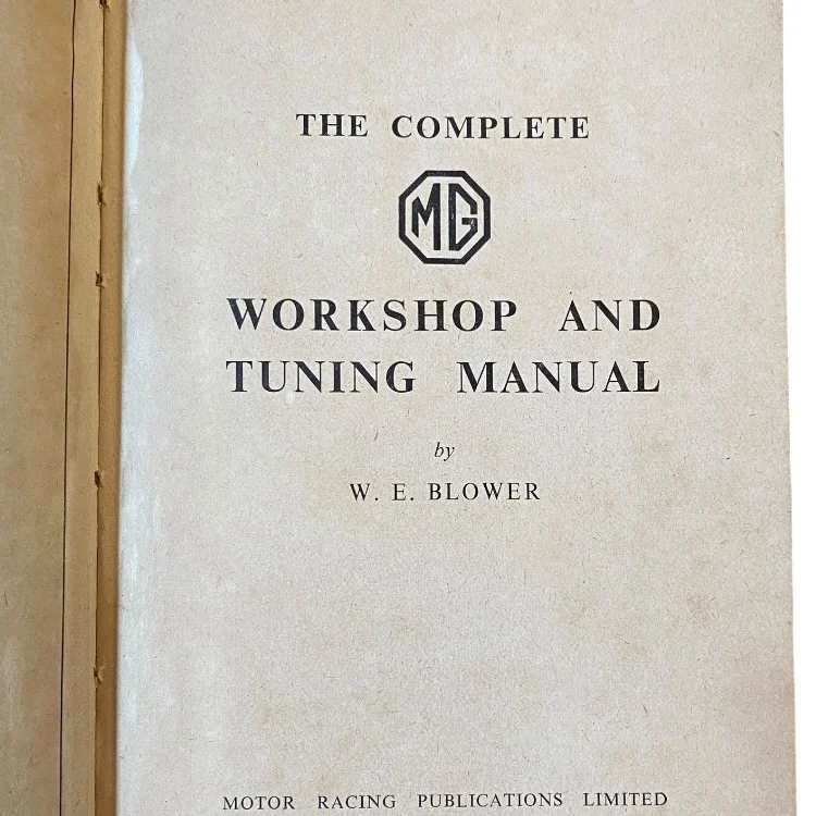 MG Workshop and Tuning Manual