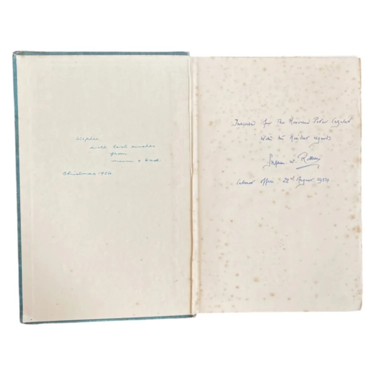 The War at Sea 1939-1945 by Captain S. W. Roskill – Complete 3 Volumes in 4 (Vols I & II Inscribed and Signed) - Image 4